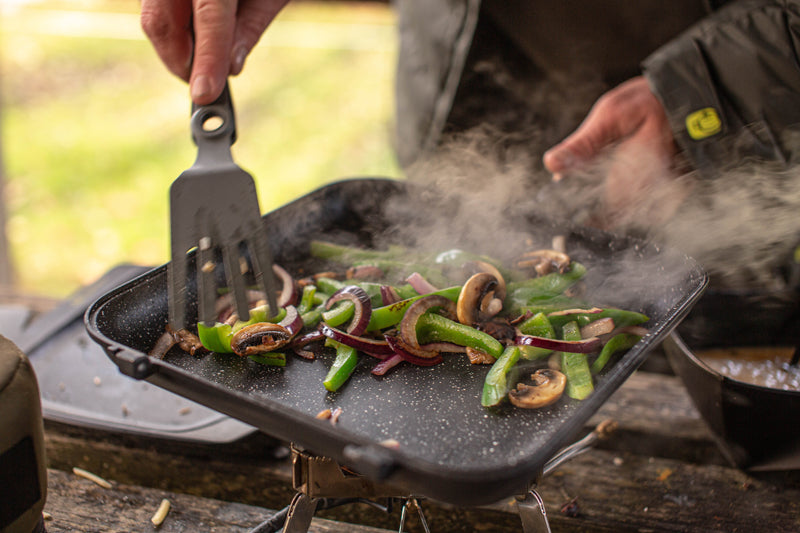 RidgeMonkey - Connect Pan &amp; Griddle XXL Granite Edition - Swingawaytent