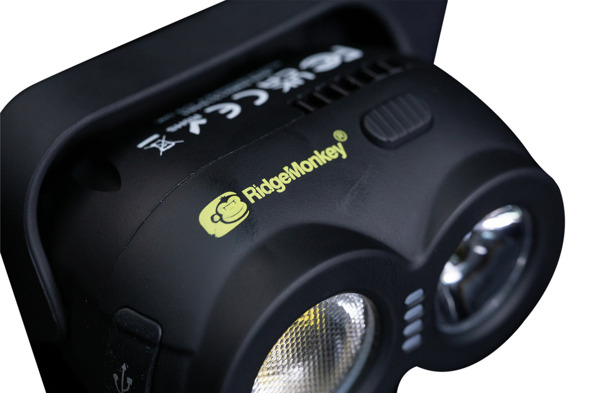 RidgeMonkey - VRH150X USB Rechargeable Headtorch - Swingawaytent