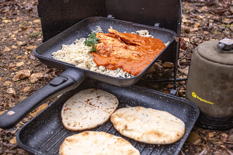 RidgeMonkey - Connect Pan &amp; Griddle XXL Granite Edition - Swingawaytent