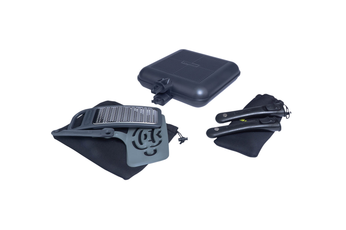 RidgeMonkey - Connect Pan &amp; Griddle XXL Granite Edition - Swingawaytent